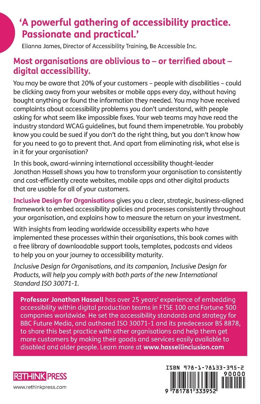 Rückseitencover Inclusive Design for Organisations