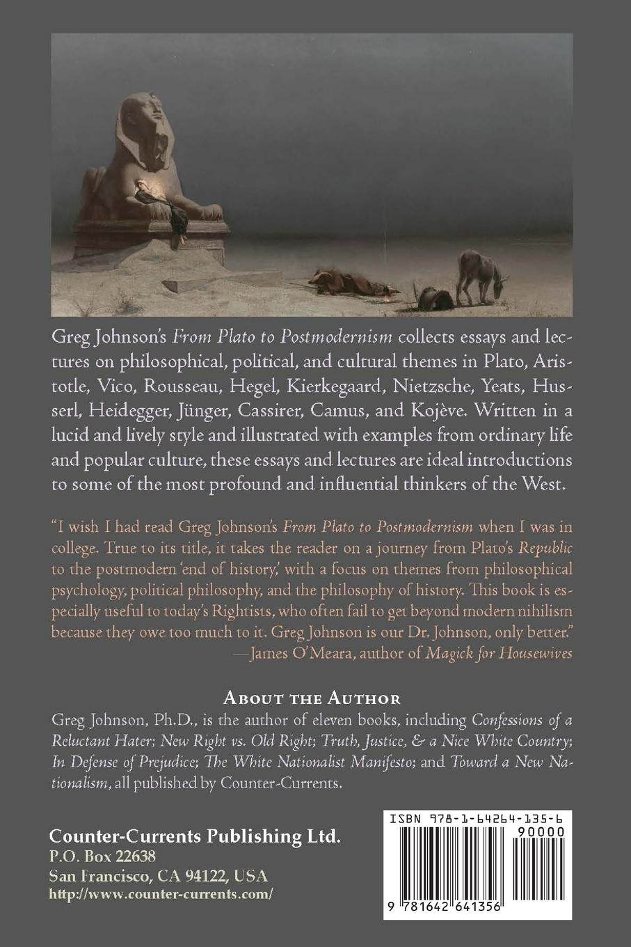 Rückseitencover From Plato to Postmodernism