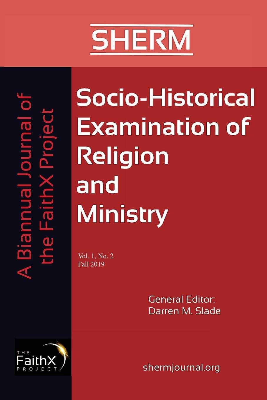 Vorderes Coverbild Socio-Historical Examination of Religion and Ministry, Volume 1, Issue 2