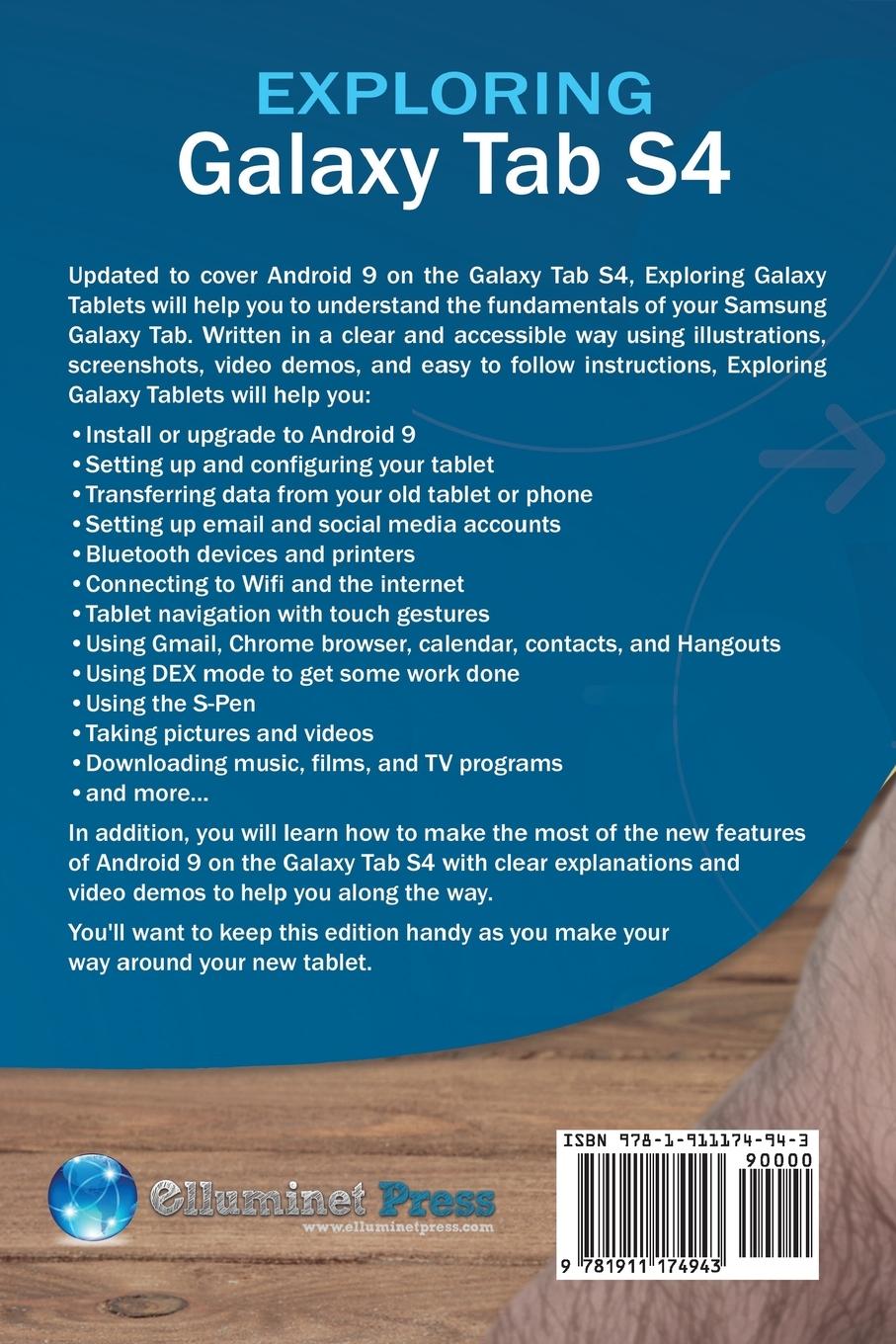 Rückseitencover Exploring Galaxy Tab S4