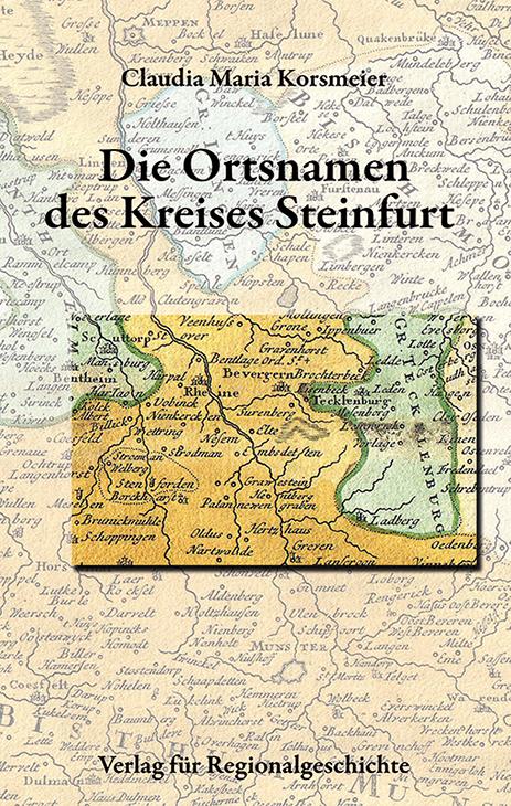 Vorderes Coverbild Die Ortsnamen des Kreises Steinfurt