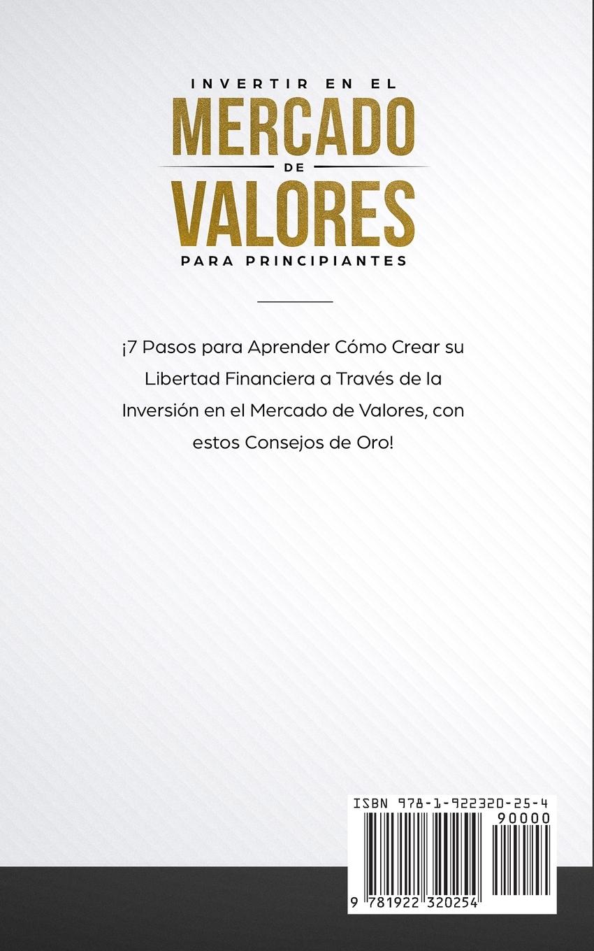 Rückseitencover Invertir en el Mercado de Valores para Principiantes