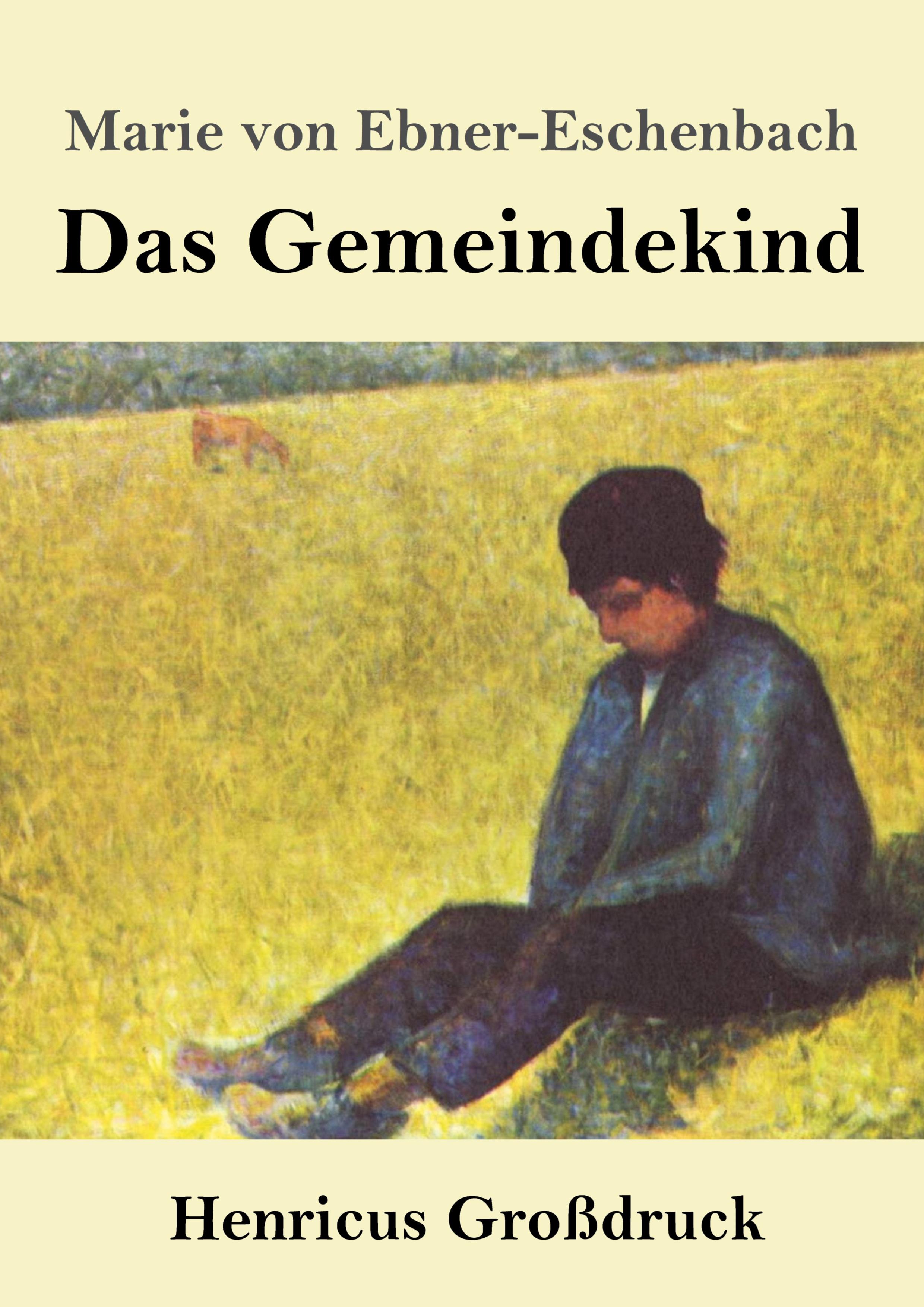 Vorderes Coverbild Das Gemeindekind (Großdruck)