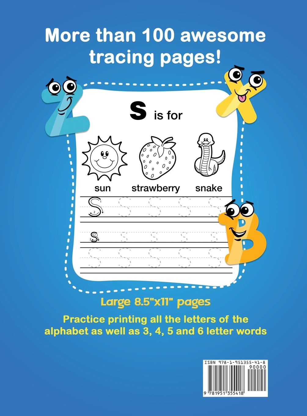 Rückseitencover Handwriting Practice for Kids