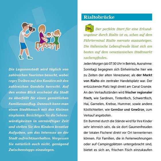 Beispielinhalt (Bild) Familienreiseführer Venedig