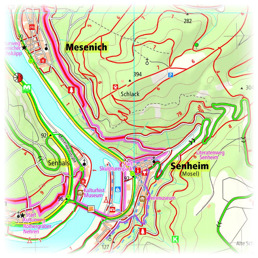 Beispielinhalt (Bild) Cochem - Zell