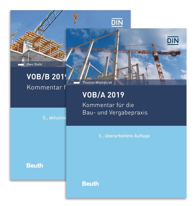 Vorderes Coverbild VOB/A + VOB/B 2019