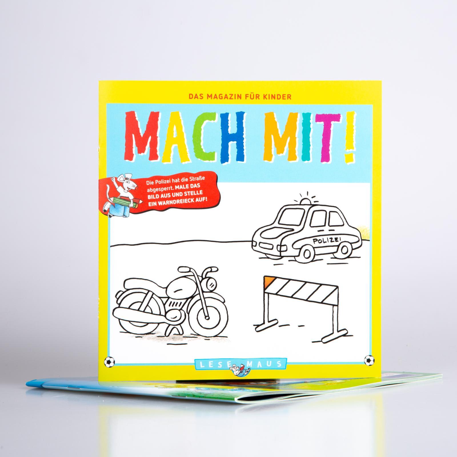 Beispielinhalt (Bild) LESEMAUS 102: Ich hab einen Freund, der ist Fußballtrainer