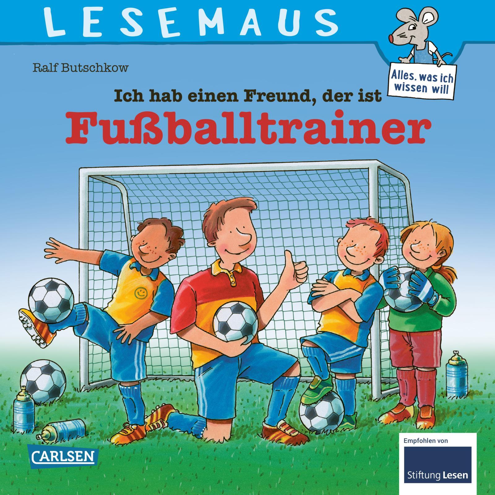 Vorderes Coverbild LESEMAUS 102: Ich hab einen Freund, der ist Fußballtrainer