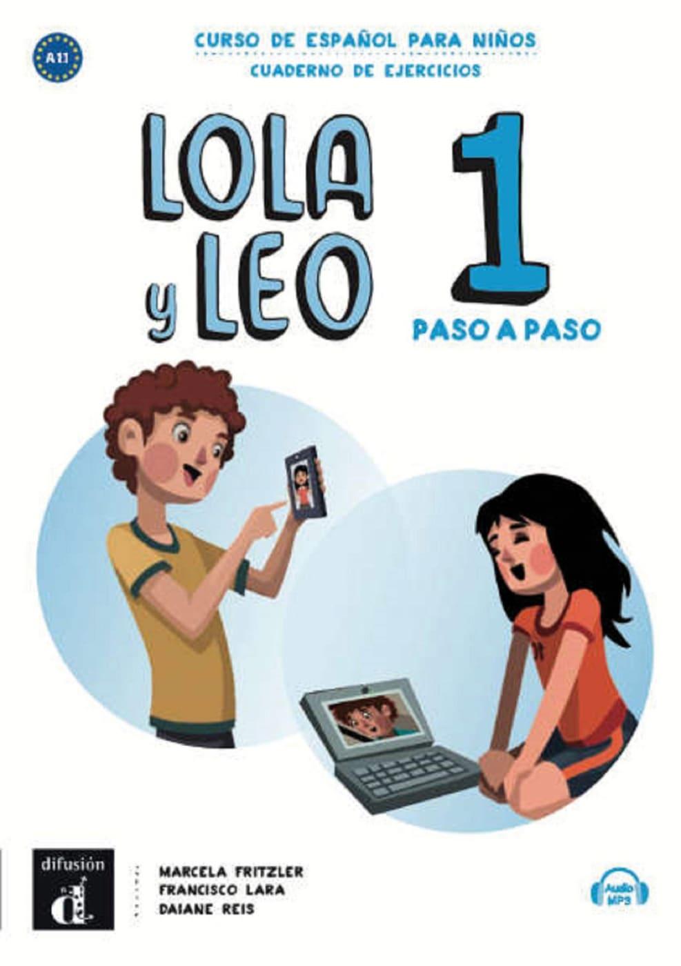 Vorderes Coverbild Lola y Leo, paso a paso 1 - Arbeitsheft