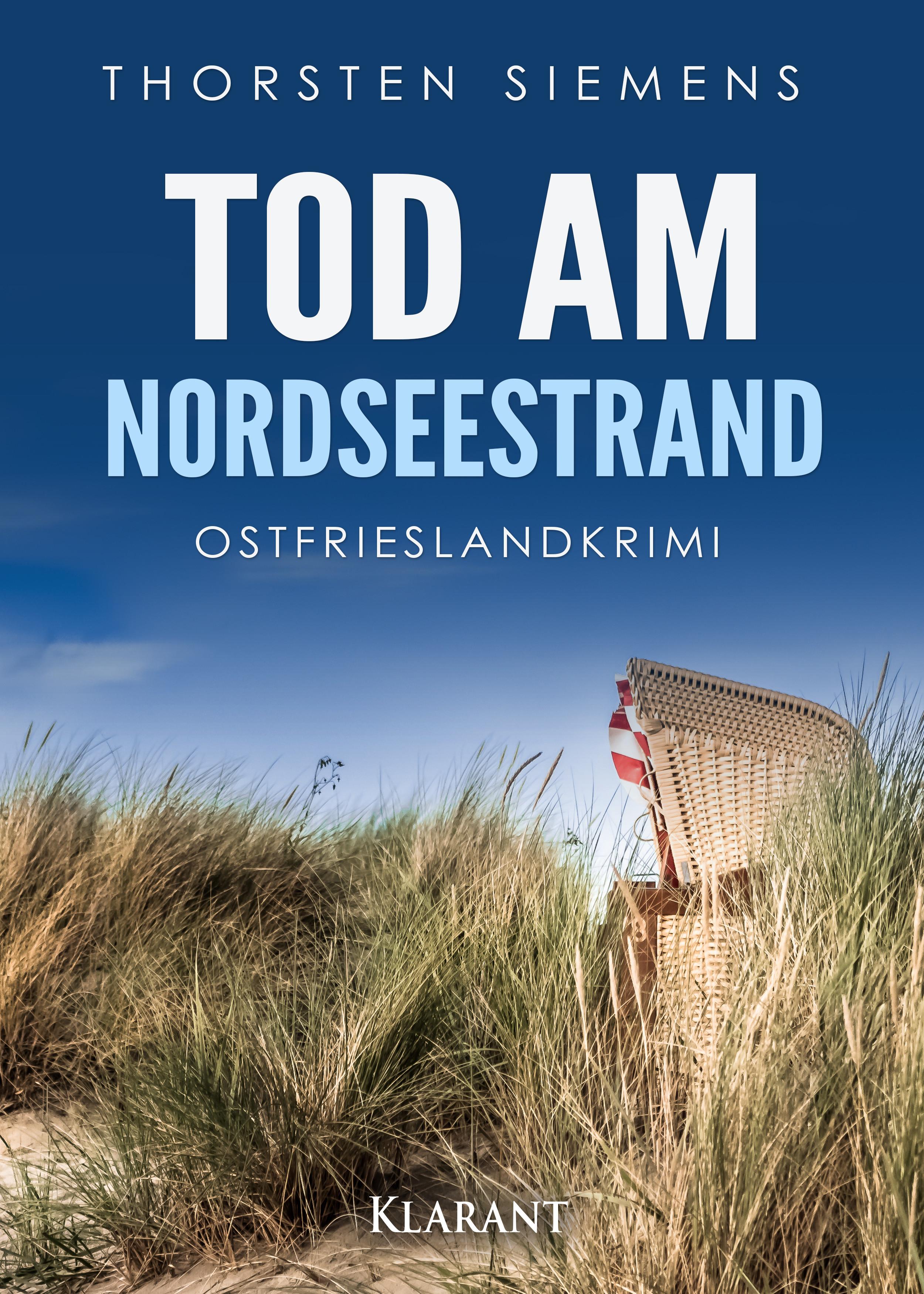 Vorderes Coverbild Tod am Nordseestrand. Ostfrieslandkrimi