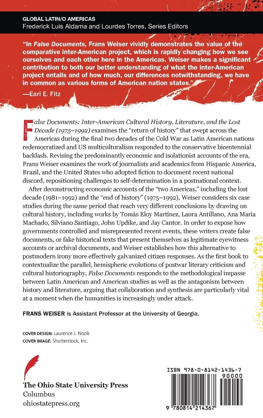 Rückseitencover False Documents