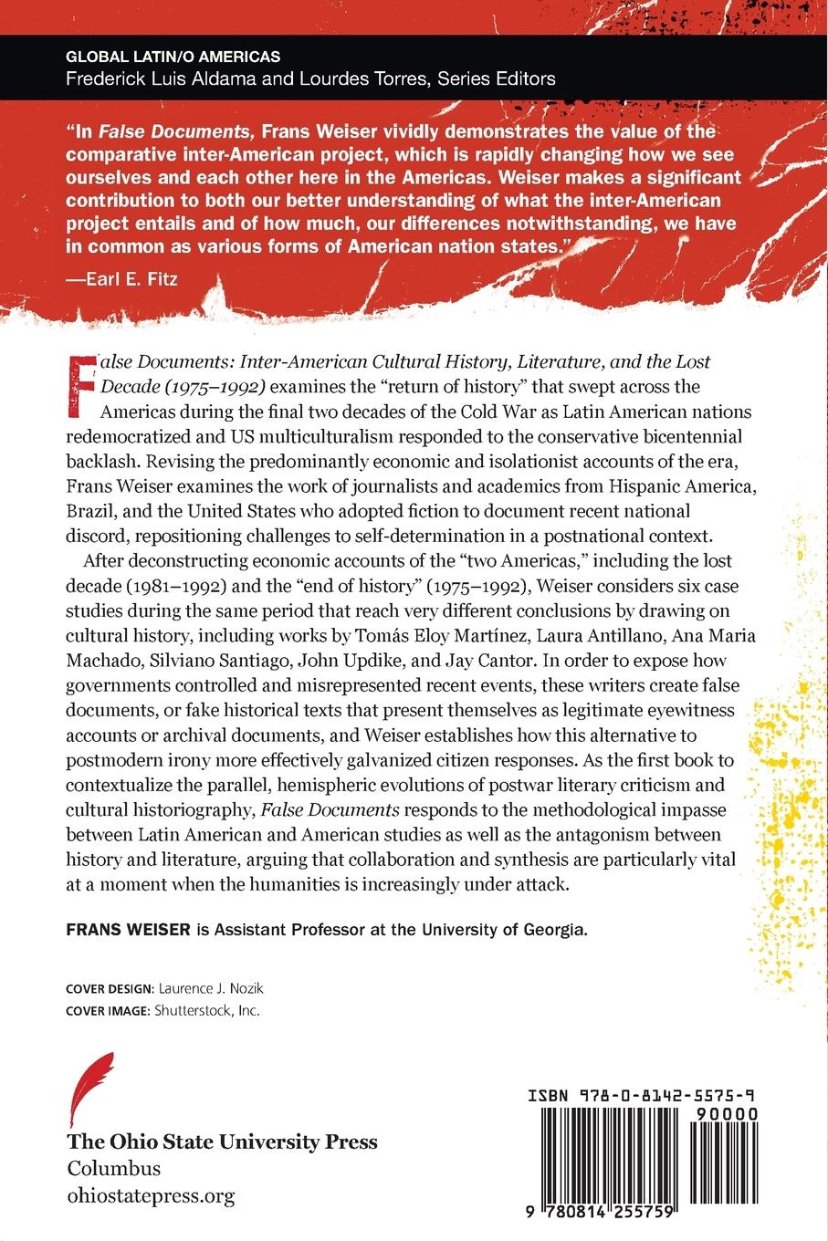 Rückseitencover False Documents