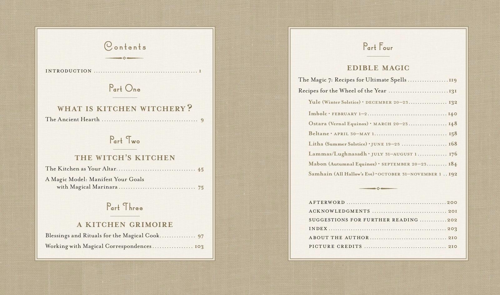 Beispielinhalt (Bild) Wiccan Kitchen