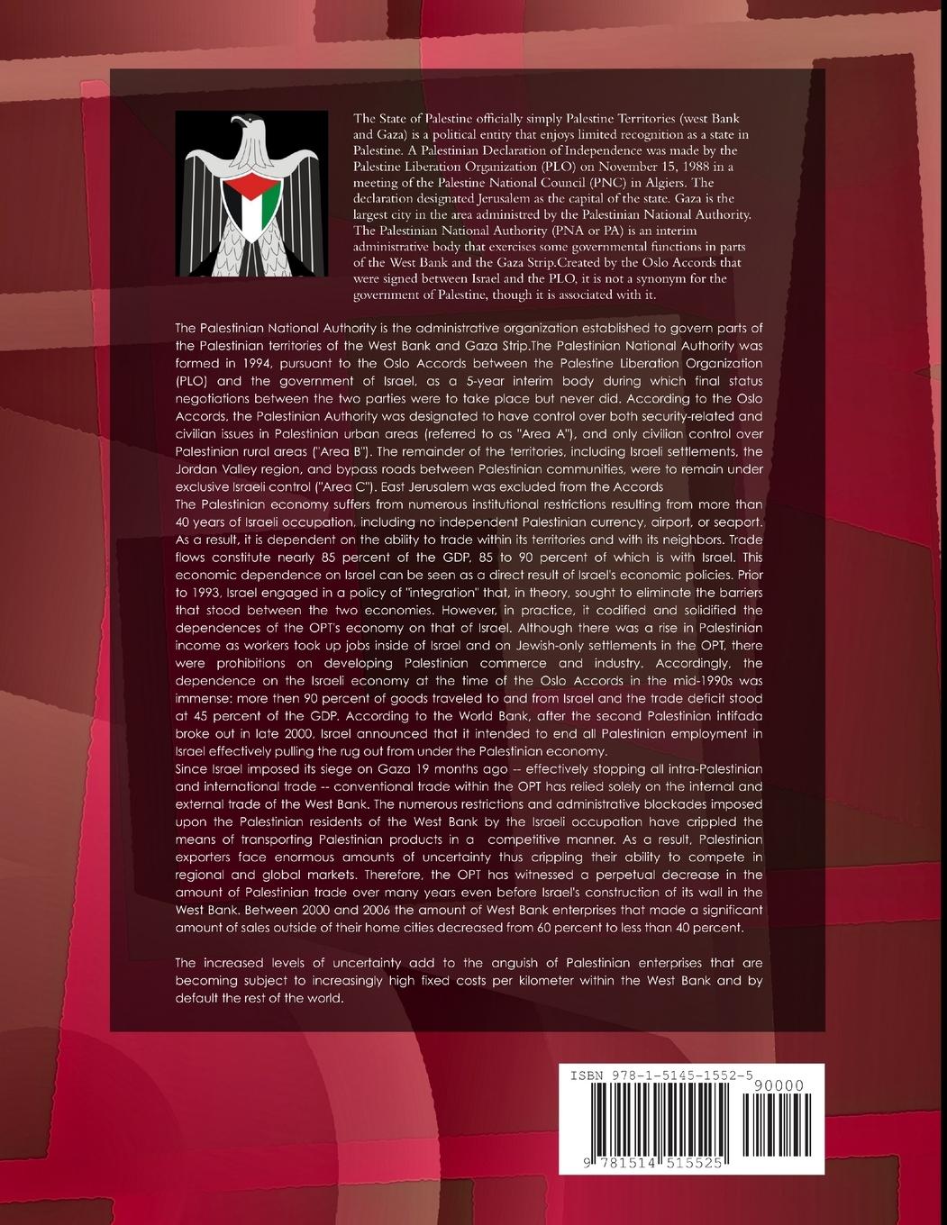 Rückseitencover Palestine (West Bank and Gaza) Customs, Trade Regulations and Procedures Handbook - Practical Information and Regulations