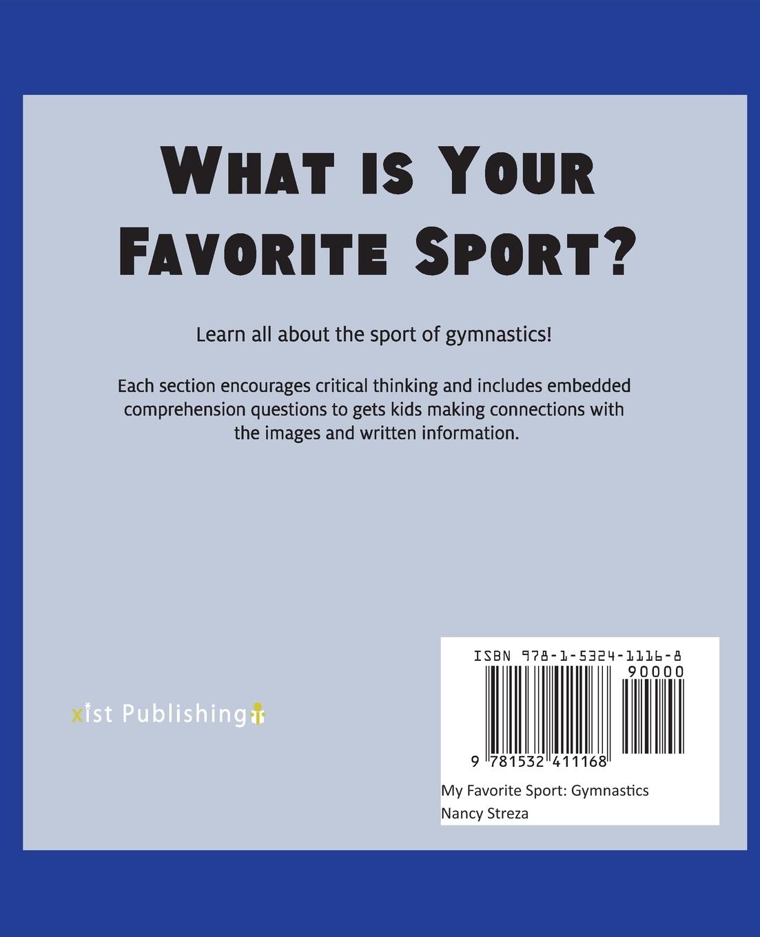 Rückseitencover My Favorite Sport