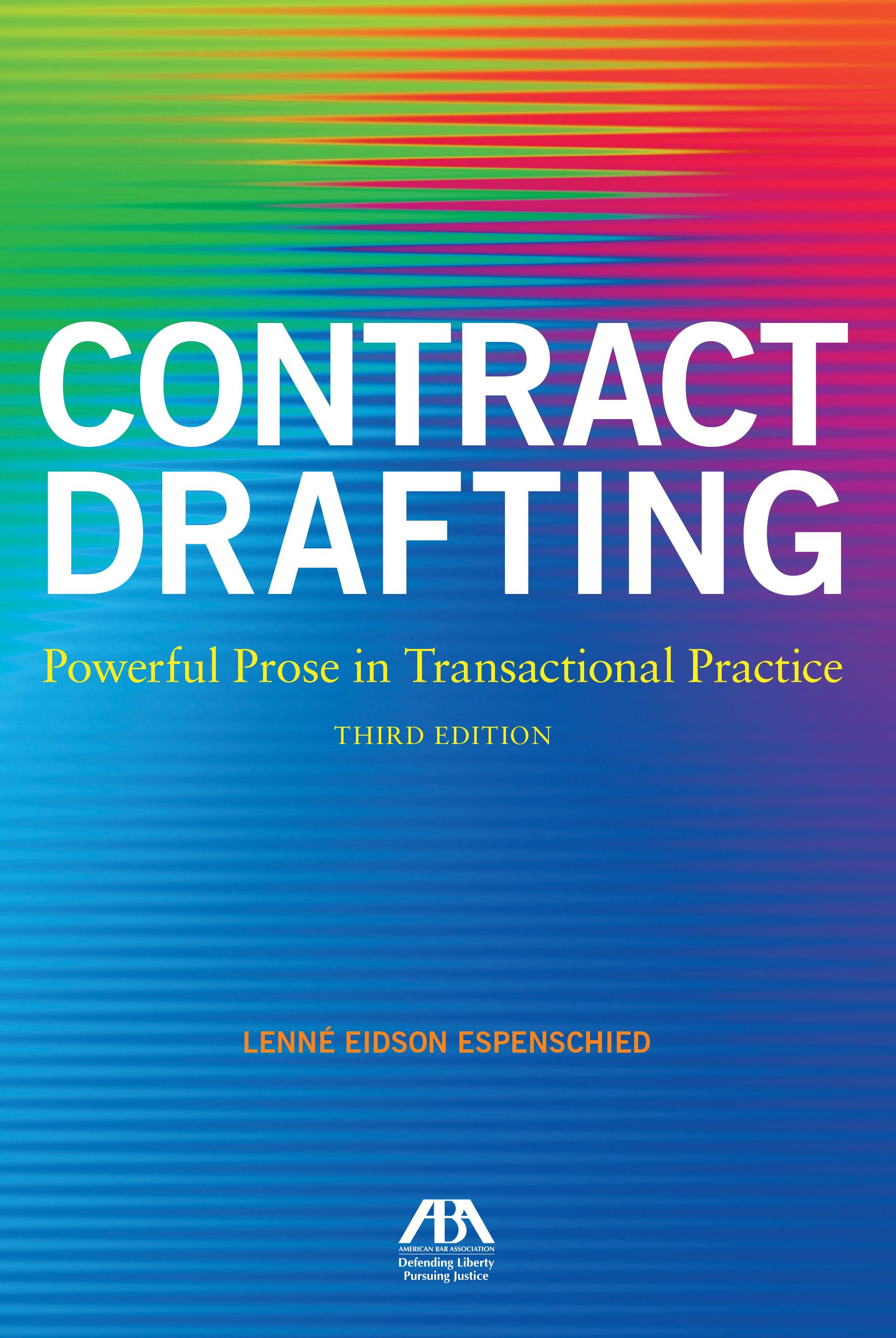 Vorderes Coverbild Contract Drafting: Powerful Prose in Transactional Practice, Third Edition