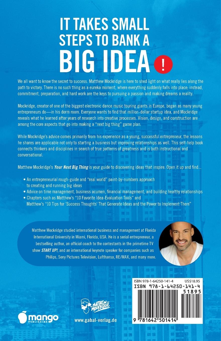 Rückseitencover Your Next Big Thing