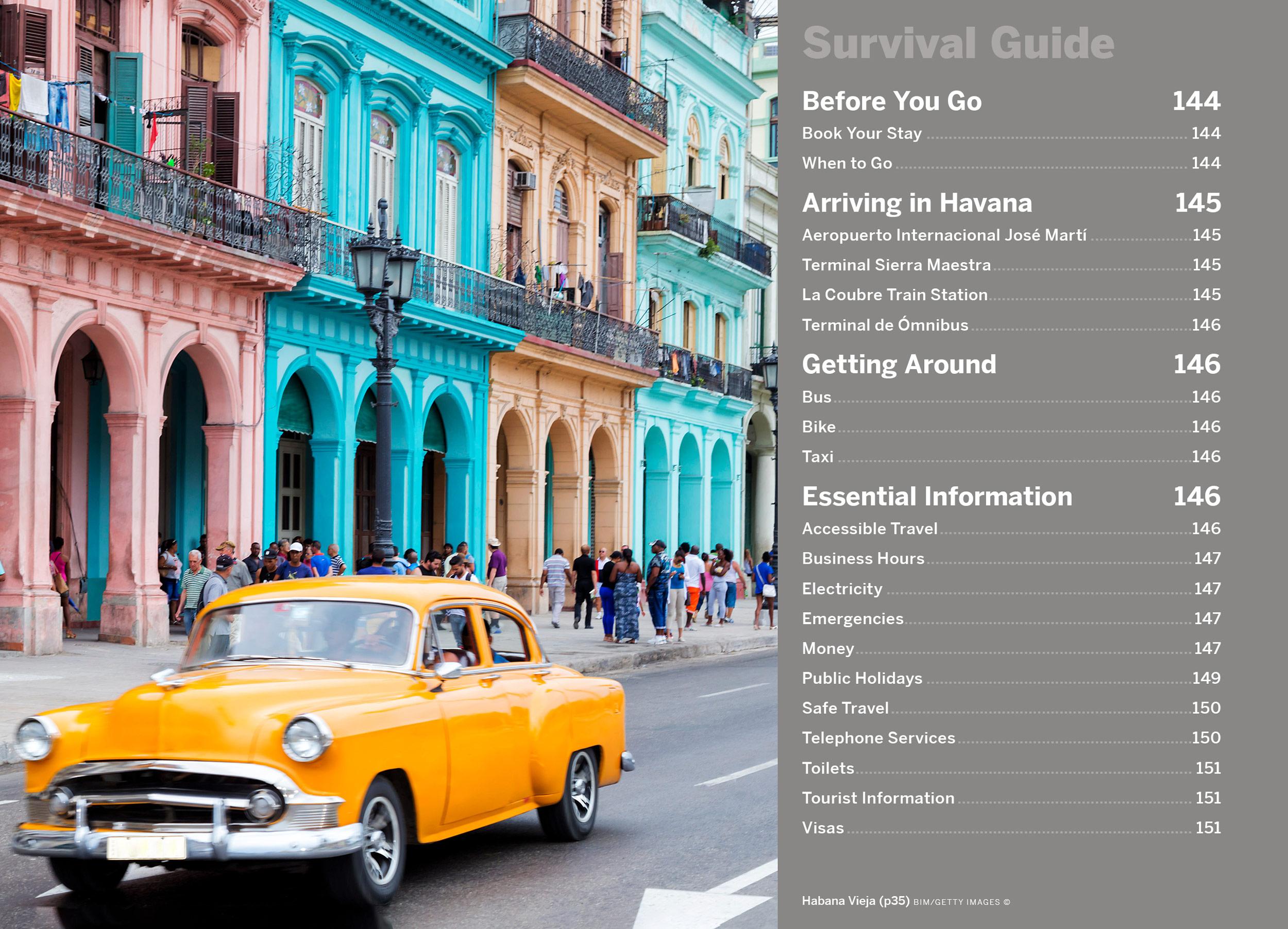 Beispielinhalt (Bild) Lonely Planet Pocket Havana