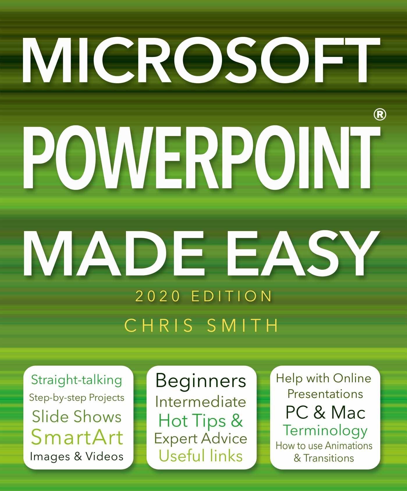 Vorderes Coverbild Microsoft PowerPoint (2020 Edition) Made Easy