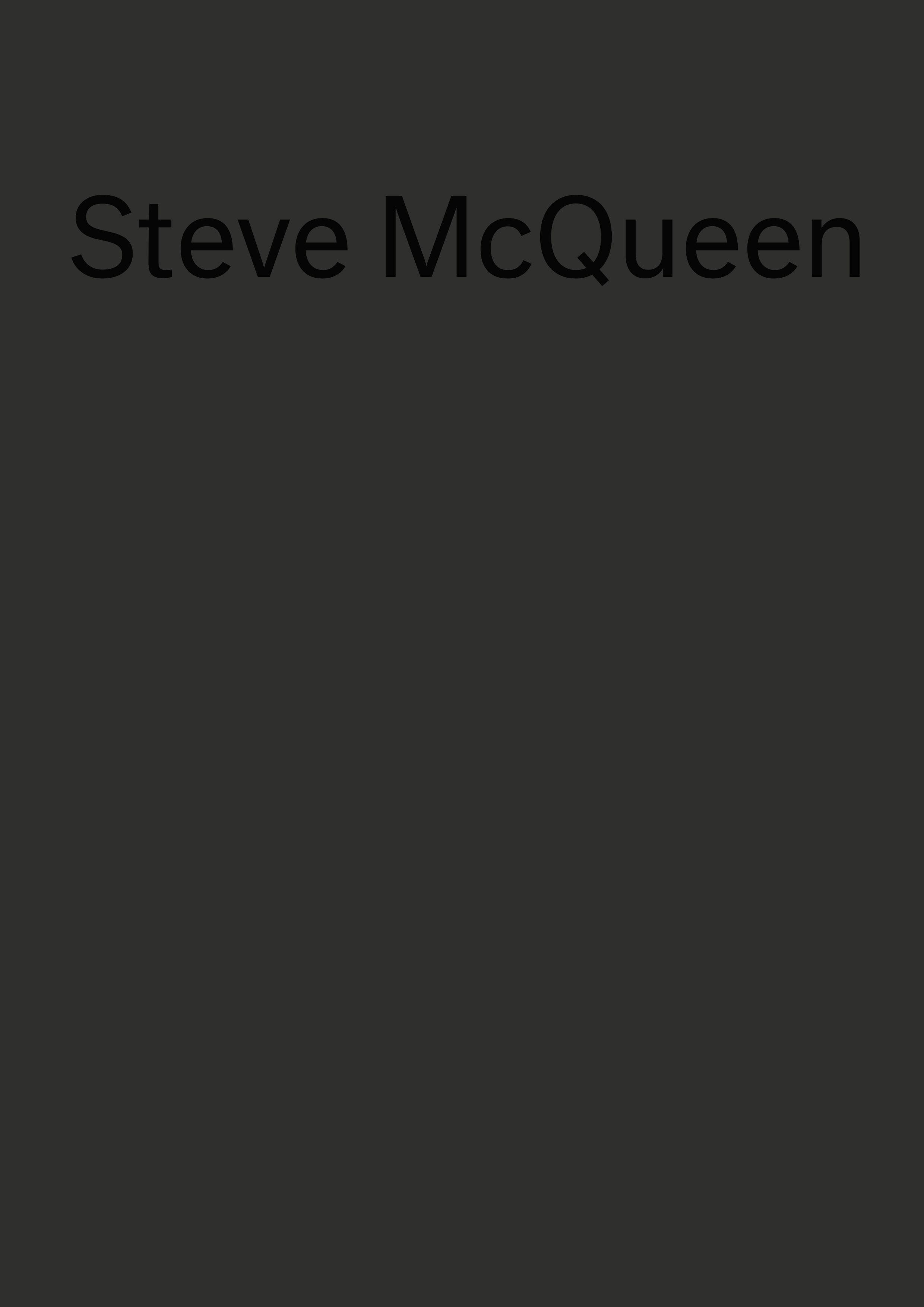 Vorderes Coverbild Steve McQueen