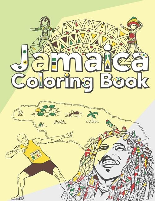 Vorderes Coverbild Jamaica Coloring Book: Adult Colouring Fun, Stress Relief Relaxation and Escape