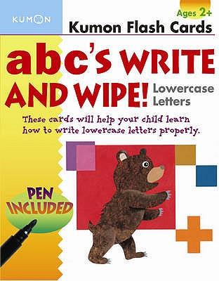 Vorderes Coverbild ABC's Lowercase Write and Wipe Flash Cards