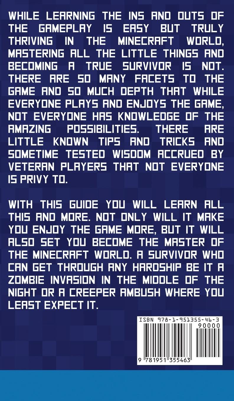 Rückseitencover Survival Handbook for Minecraft