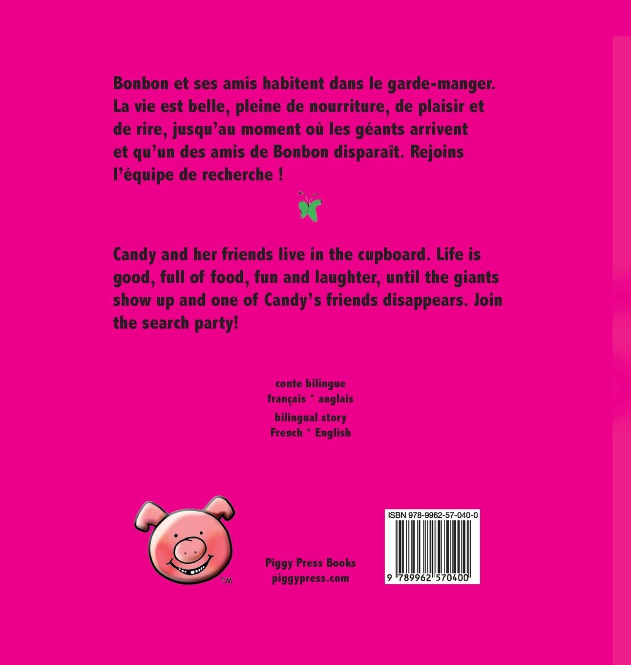 Rückseitencover Bonbon * Candy: la blatte généreuse * the Generous Cockroach