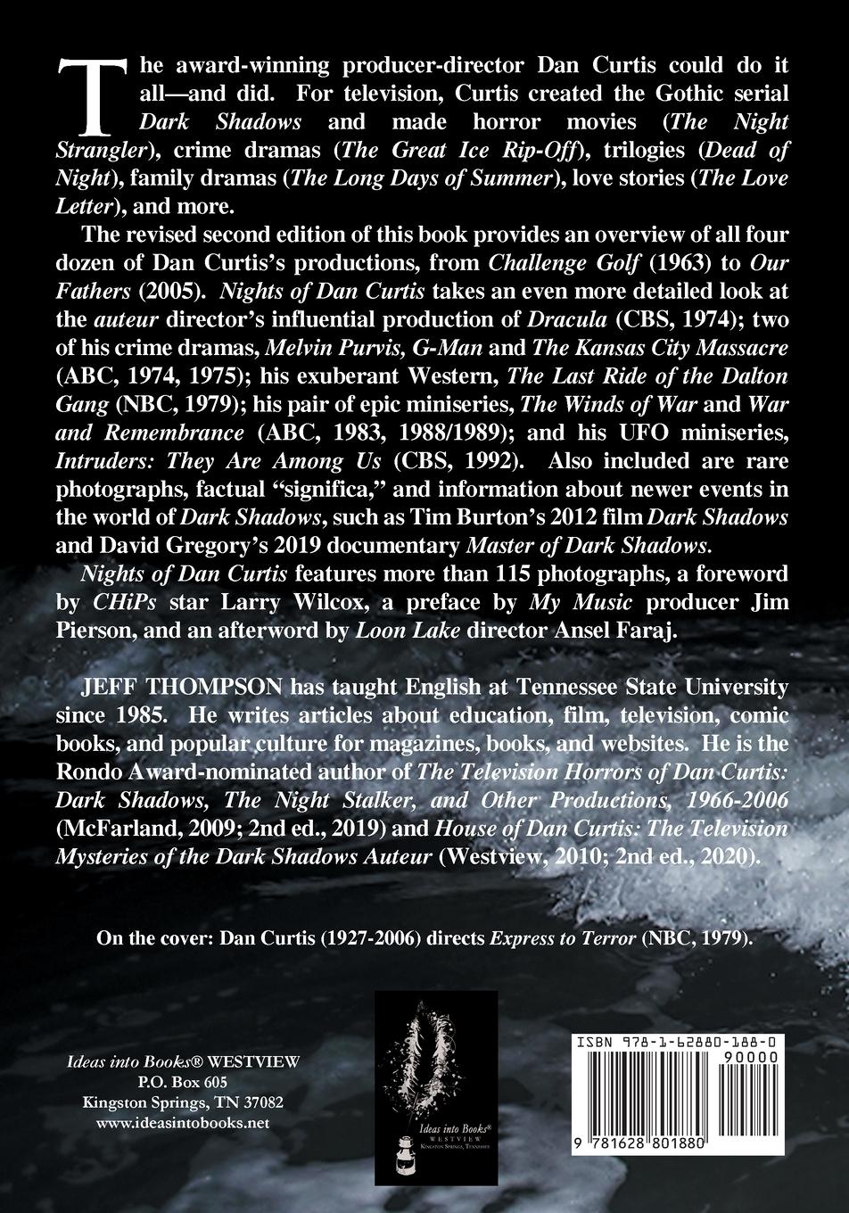 Rückseitencover Nights of Dan Curtis, Second Edition