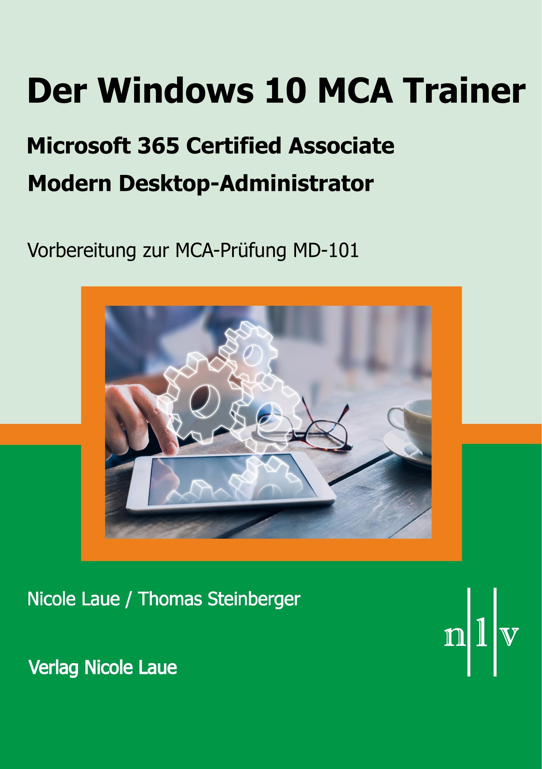 Vorderes Coverbild Der Windows 10 MCA Trainer