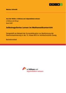 Vorderes Coverbild Selbstreguliertes Lernen im Mathematikunterricht