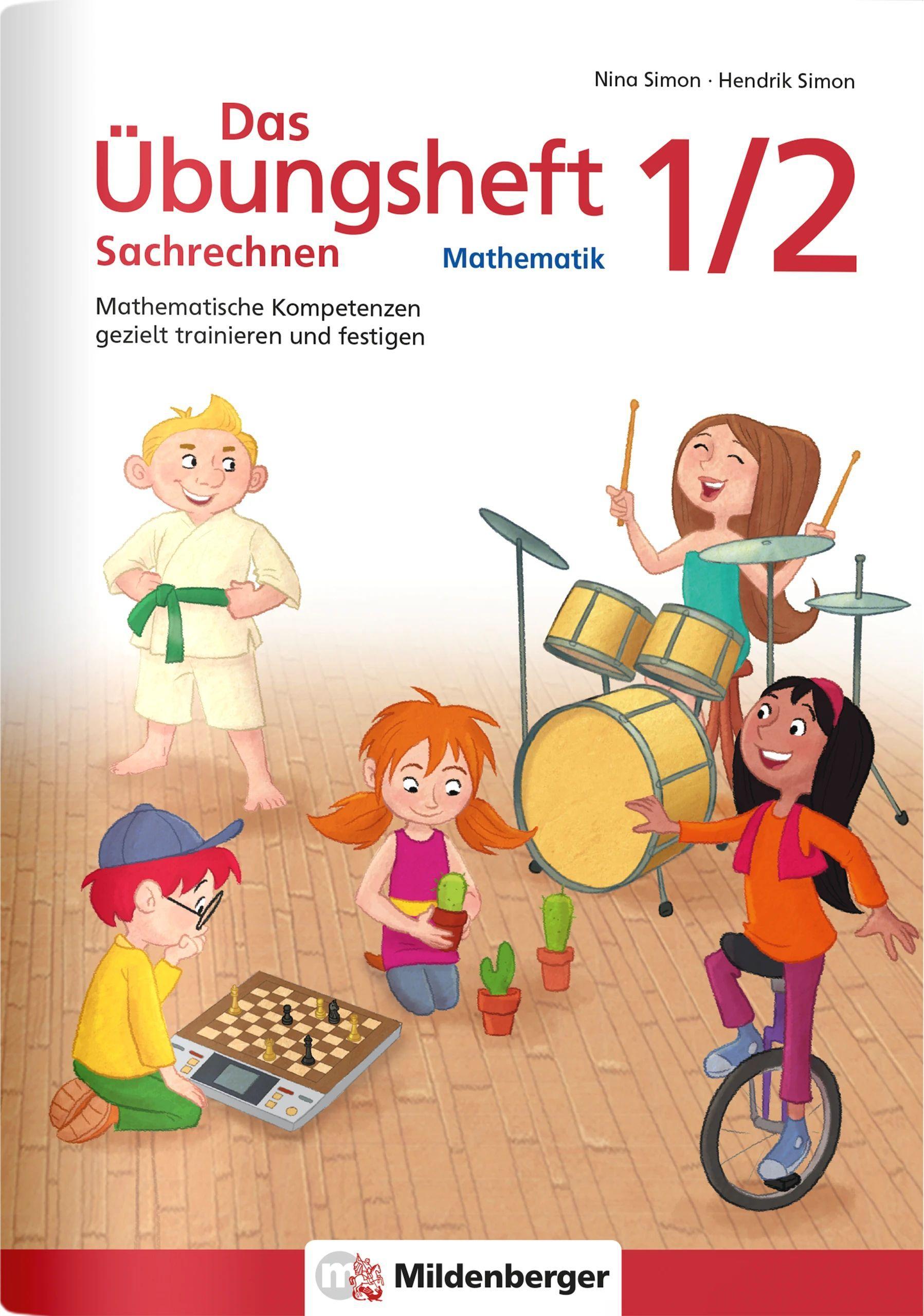 Vorderes Coverbild Das Übungsheft Sachrechnen Mathematik 1/2