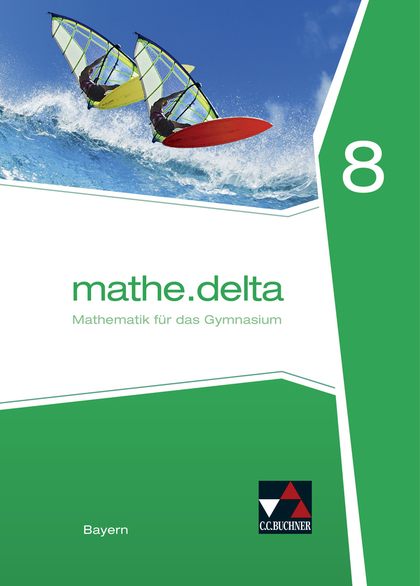 Vorderes Coverbild mathe.delta 8 Schülerband Bayern