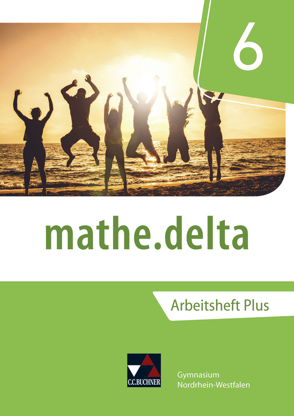 Vorderes Coverbild mathe.delta 6 Arbeitsheft plus Nordrhein-Westfalen