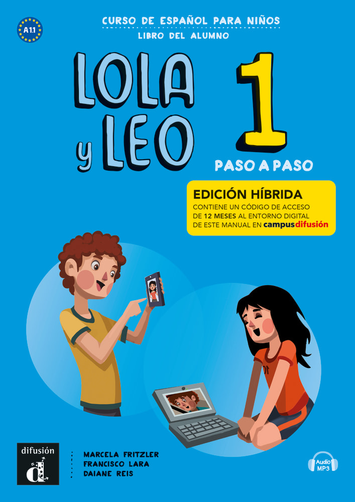 Vorderes Coverbild Lola y Leo, paso a paso 1. libro del alumno + Audio-mp3