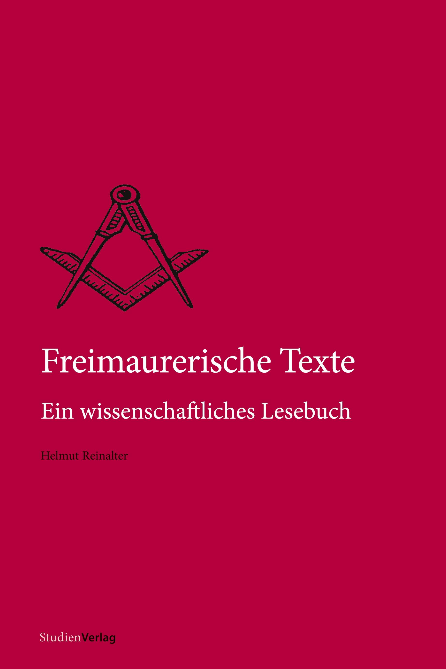Vorderes Coverbild Freimaurerische Texte