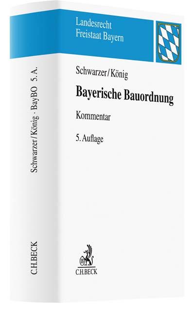 Vorderes Coverbild Bayerische Bauordnung