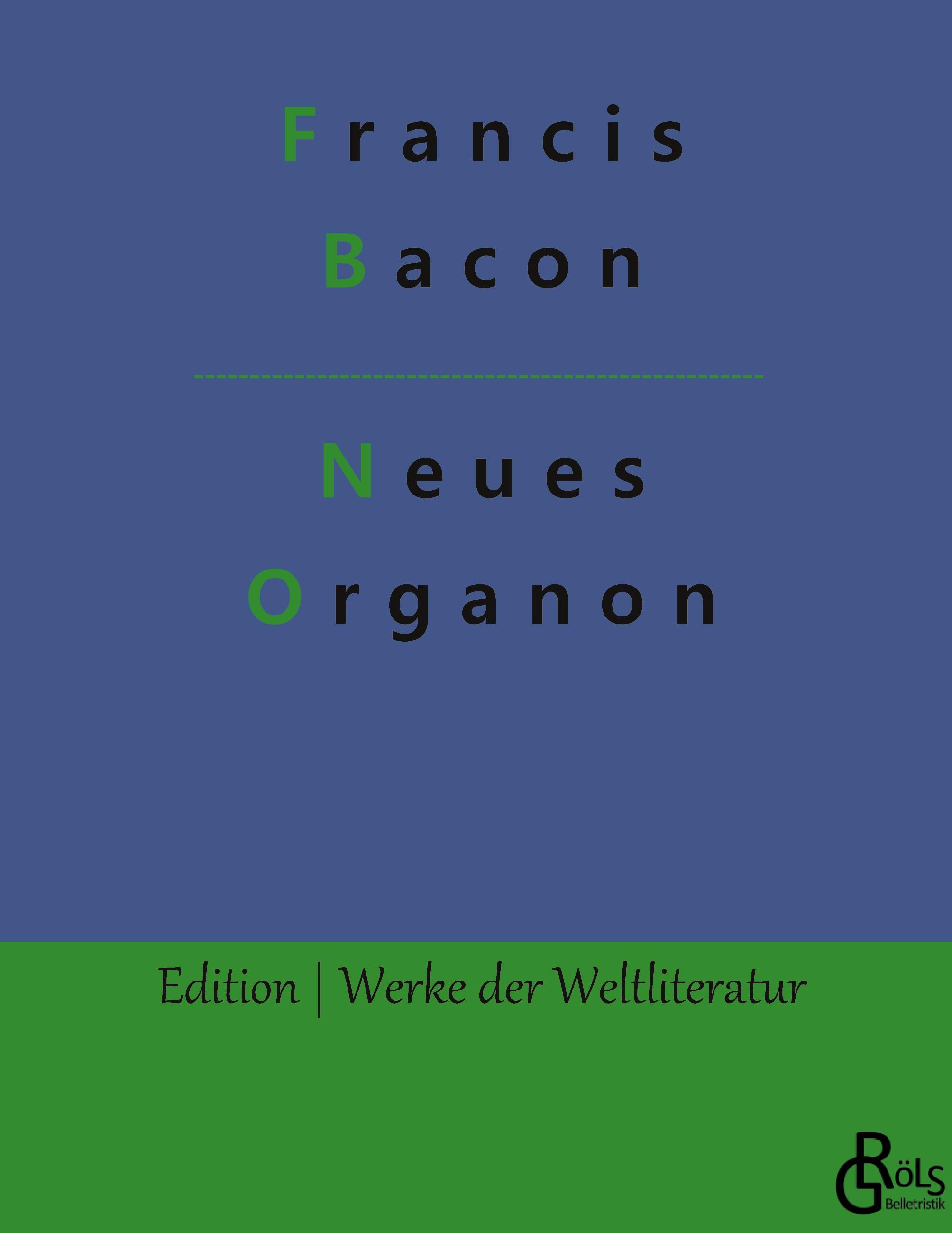 Vorderes Coverbild Neues Organon