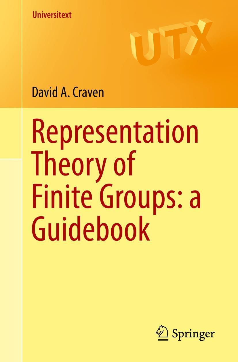 Vorderes Coverbild Representation Theory of Finite Groups: a Guidebook