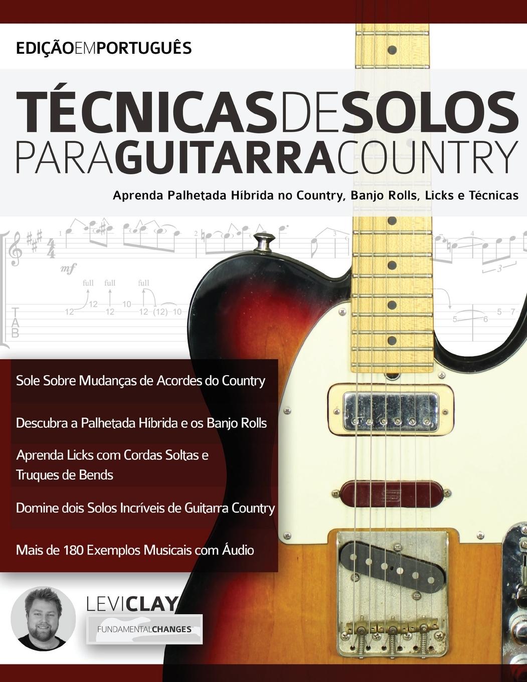 Vorderes Coverbild Te¿cnicas de Solos Para Guitarra Country