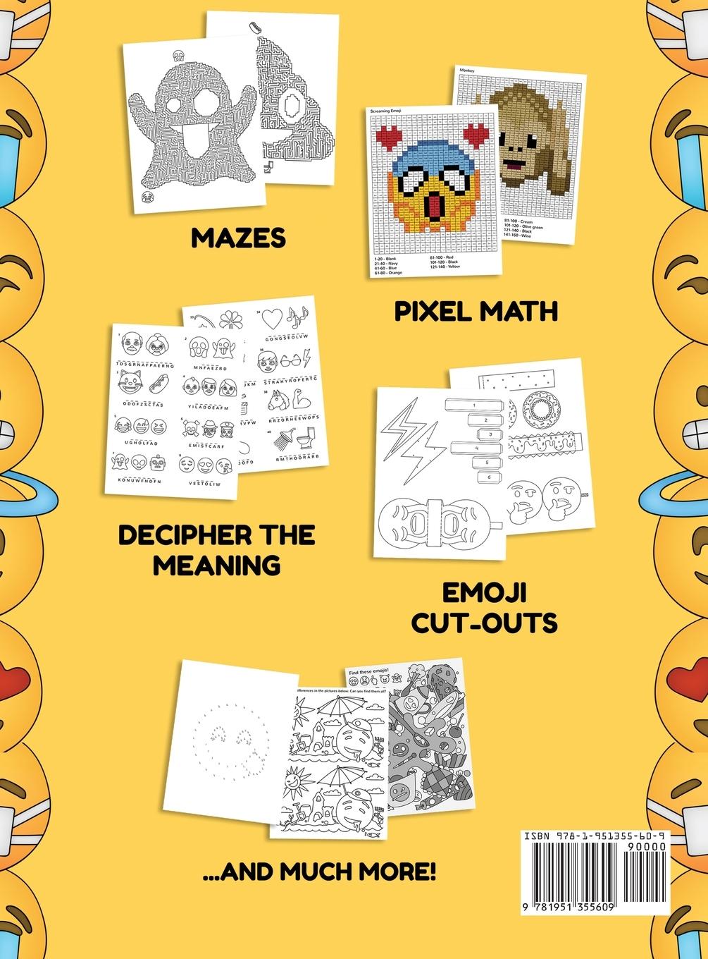 Rückseitencover Emoji Activity Book for Kids Ages 4-8