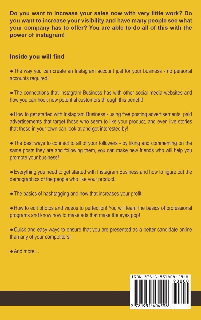 Rückseitencover Instagram Marketing