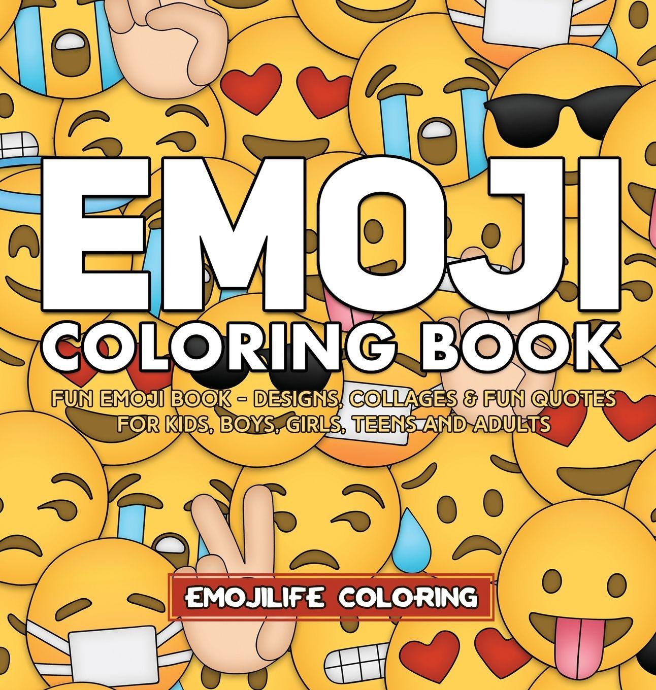 Vorderes Coverbild Emoji Coloring Book
