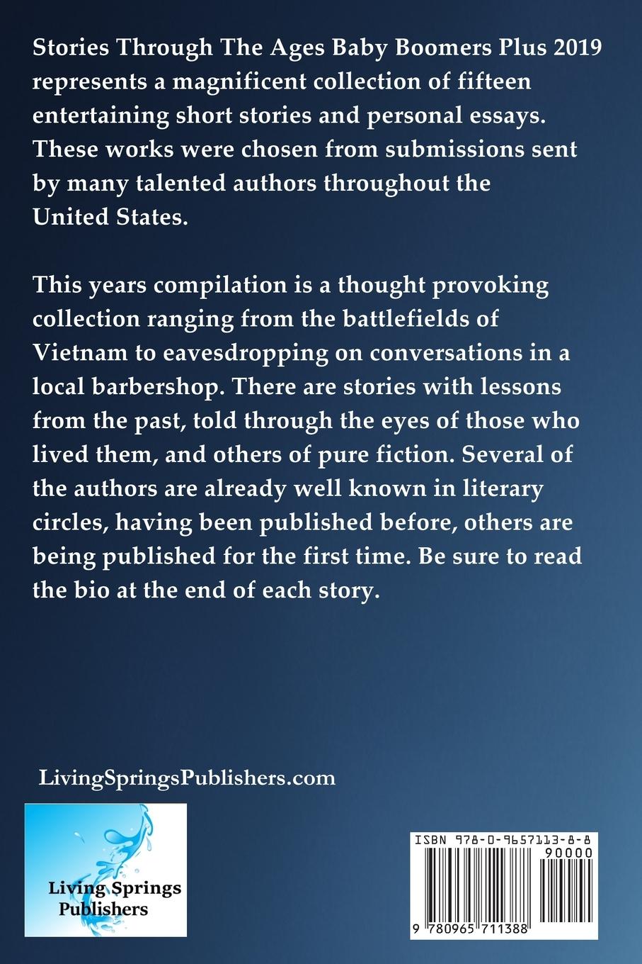 Rückseitencover Stories Through The Ages Baby Boomers Plus 2019