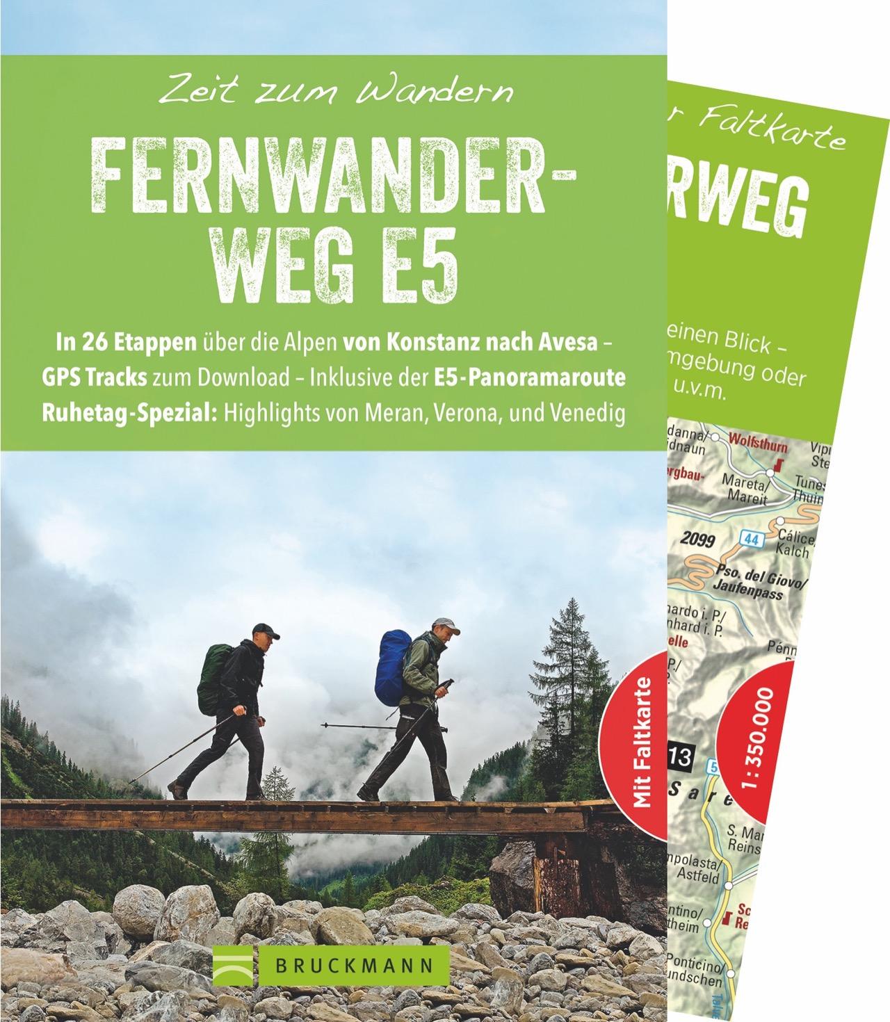 Vorderes Coverbild Zeit zum Wandern Fernwanderweg E5