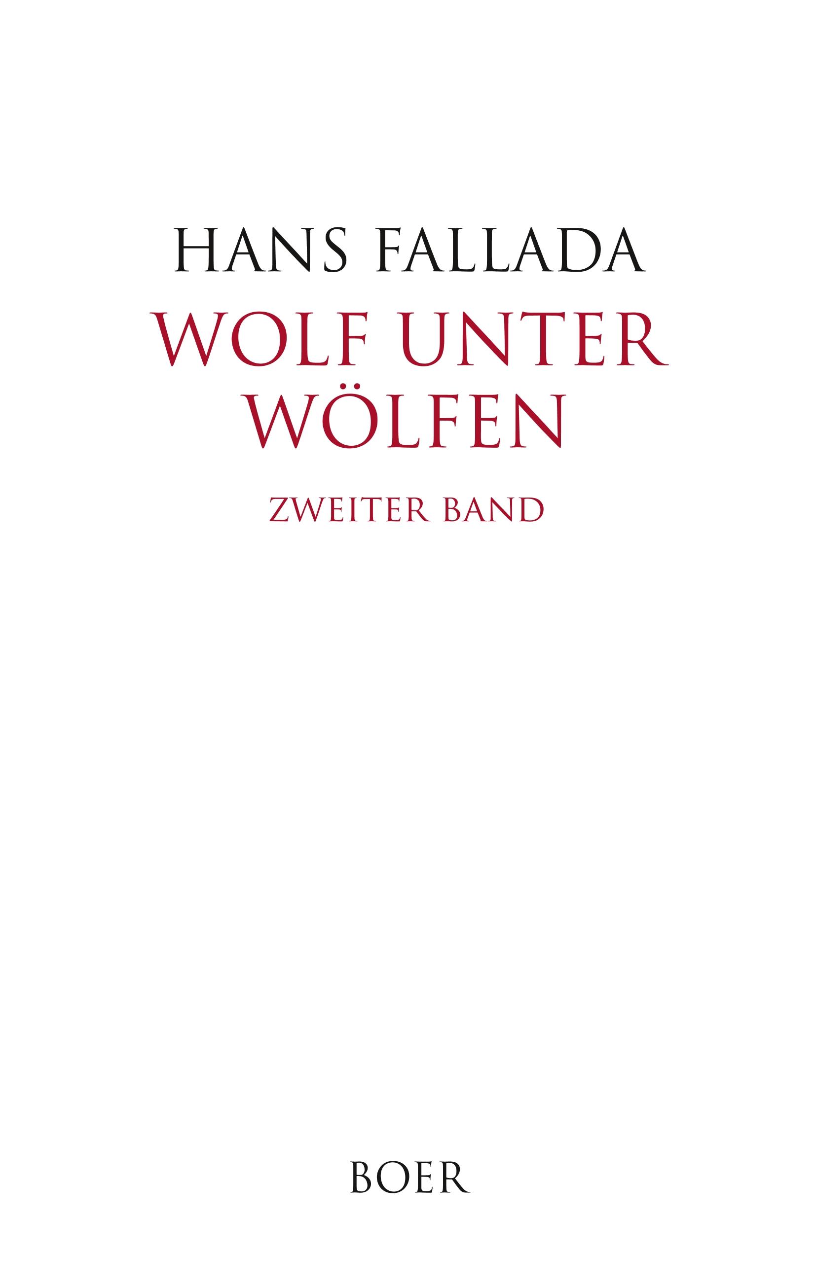 Vorderes Coverbild Wolf unter Wölfen Band 2