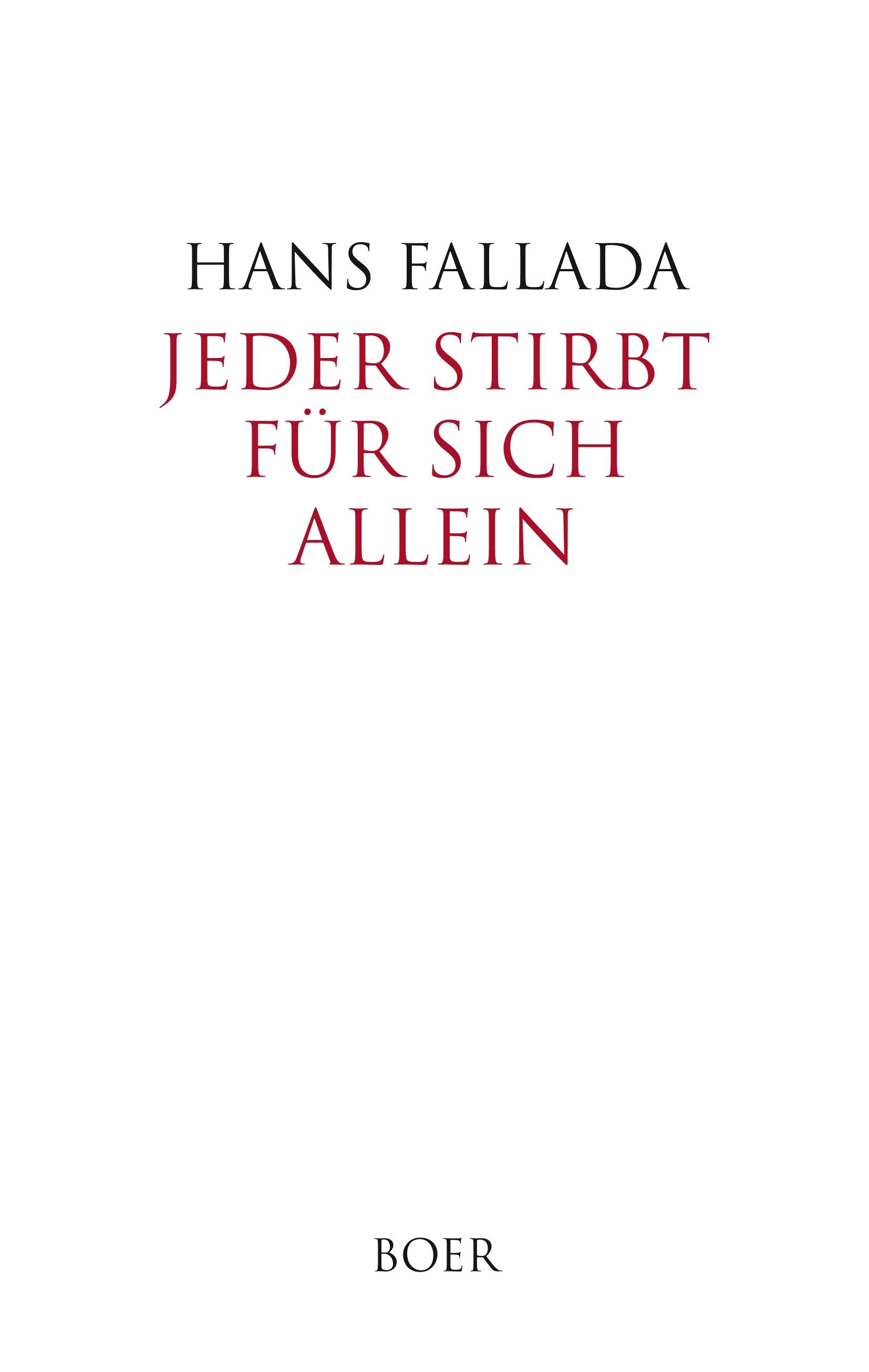 Vorderes Coverbild Jeder stirbt für sich allein