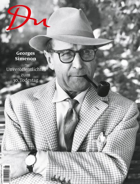 Vorderes Coverbild Du896 - das Kulturmagazin. Georges Simenon