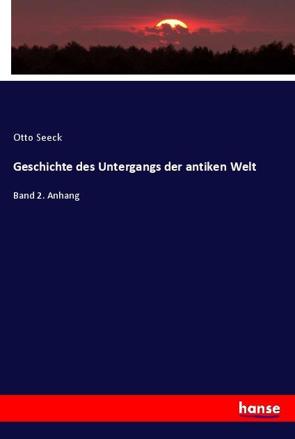 Vorderes Coverbild Geschichte des Untergangs der antiken Welt